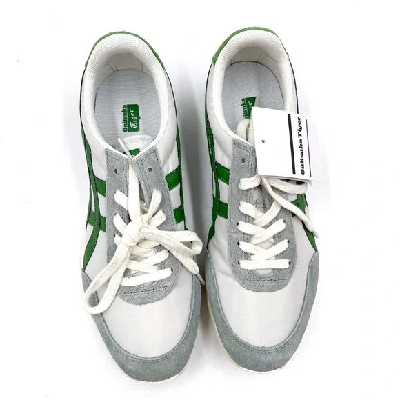 Onitsuka Tiger New York Sneakers Gray Green Suede Lace Up Sz Low Top 9.5 Men's - Picture 2 of 9